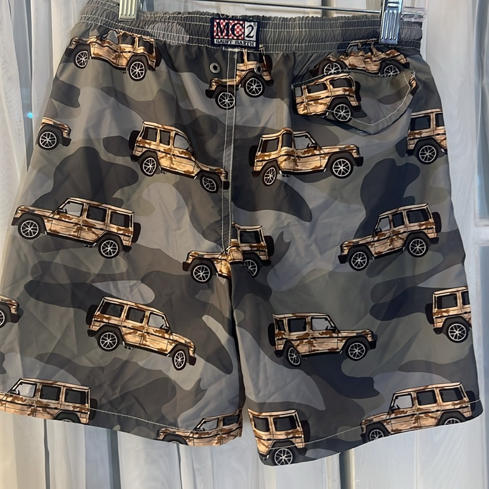 Mc2 Saint Barth Swim shorts BANDITMIM15 Boy’s Size 12 Grey
